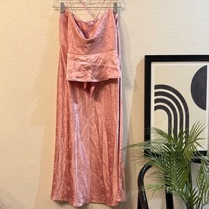 Petal & Pup Blush Maxi Skirt Set